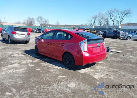 2012 Toyota Prius Three из США, поврежденный, VIN JTDKN3DU1C1507660